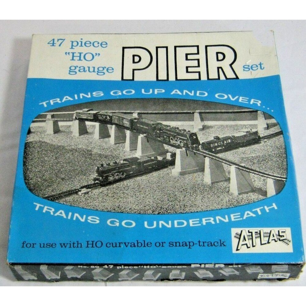 Atlas 47 Piece HO Gauge PIER SET